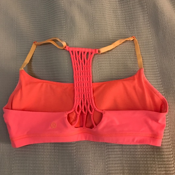 lululemon athletica Other - Melon bra w crotchet detailing